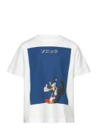 Nkmdow Sonic Nreg Ss Top Box Sky Tops T-shirts Short-sleeved White Nam...