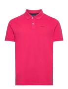 Md. Ss Pique Rugger Tops Polos Short-sleeved Pink GANT