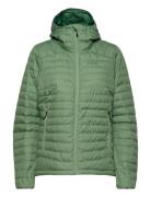 Lava Light Down Jacket W/Hood Women Jade Green Xs Fôret Jakke Green Be...