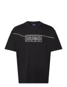 Noideryo Tops T-shirts Short-sleeved Black HUGO BLUE