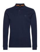 Passerby Tops Polos Long-sleeved Navy BOSS