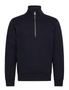 Perkins-Neck Sweater With Zip Tops Sweat-shirts & Hoodies Sweat-shirts...