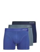 Jaccrew Bamboo Trunks 3 Pack Sn Boksershorts Blue Jack & J S