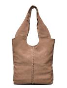 Suede Demi Bag Bags Small Shoulder Bags-crossbody Bags Beige Becksönde...