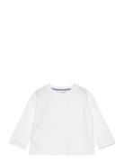 Patch Pocket T-Shirt Tops T-shirts Long-sleeved T-shirts White Mango