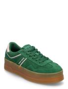 The Greenwich Flatform Suede Lave Sneakers Green Tommy Hilfiger