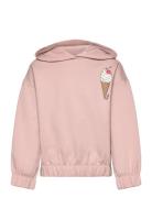 Tnnovella Os Hoodie Tops Sweat-shirts & Hoodies Hoodies Pink The New