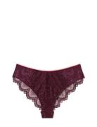 Lace Cheeky Lingerie Panties Brazilian Panties Burgundy Understatement...