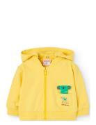 Fleece Jacket Tops Sweat-shirts & Hoodies Hoodies Yellow Boboli