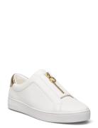 Keaton Zip Slip On Lave Sneakers White Michael Kors