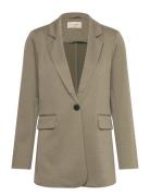 Fqnanni-Ja-Fashion-Struc Blazers Single Breasted Blazers Khaki Green F...