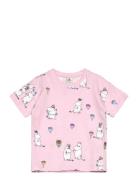 Top Ss Moomin Tops T-shirts Short-sleeved Pink Lindex